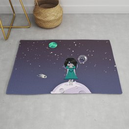 Moi in Space Area & Throw Rug