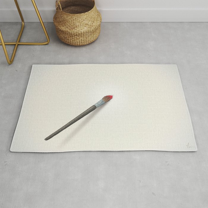 Blank Canvas - Painting Rug by Nicole Cleary