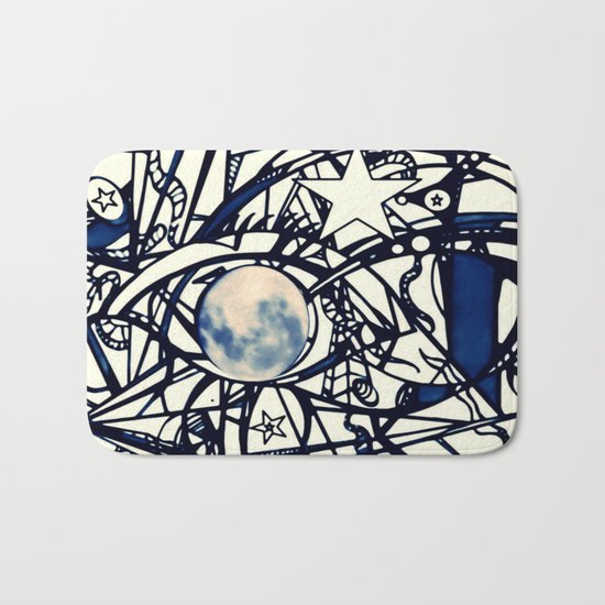 Moon Scaffolding Bath Mat