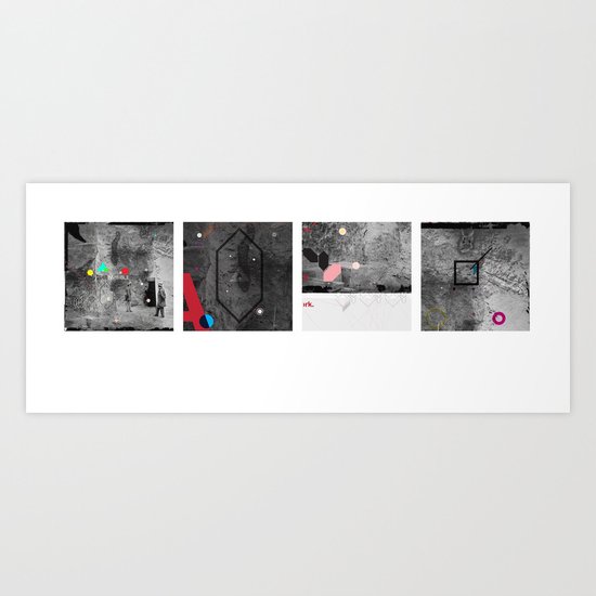 Invisible storm Art Print