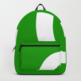 Number 0 (White & Green) Backpack