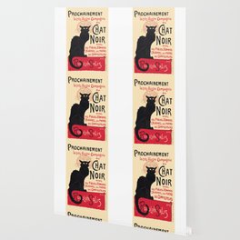 1896 BLACK CAT CABARET French Advertising Poster Wallpaper