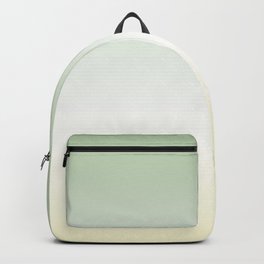 Green & Cream Pastel Gradient. Backpack