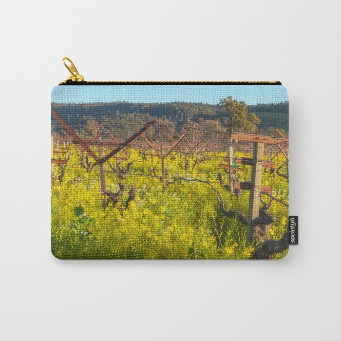 Field Mustard and Grapevines Carry-All Pouch
