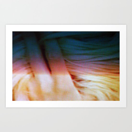 hair twist Art Print