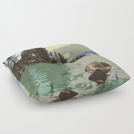 Sand Harbor Lake Tahoe III Floor Pillow