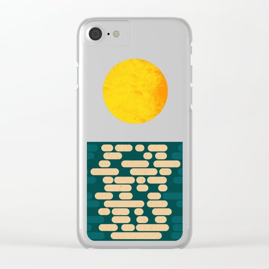 Sun Over The Sea - Afternoon Clear iPhone Case