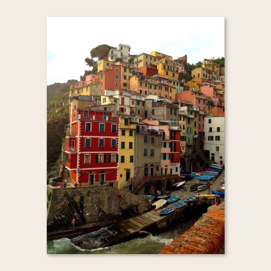 riomaggiore, cinque terre. Canvas Print