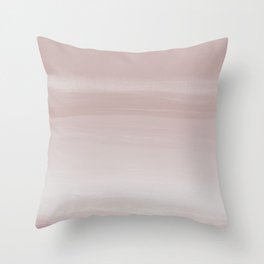 Subtle Layers Soft Pink 02 Throw Pillow