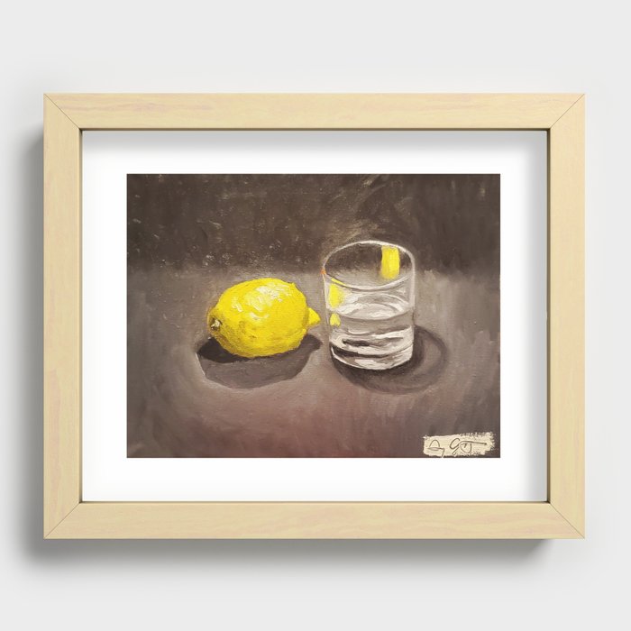 Lemonade (by B*yonce)  Recessed Framed Print
