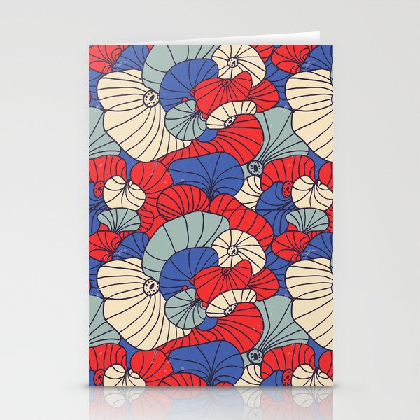 Japanese  Coral pattern Stationery Cards