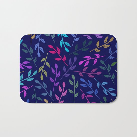 Colorful Leaves VI Bath Mat