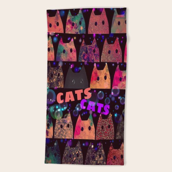 cat-98 Beach Towel