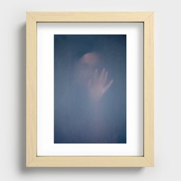 Frozen emotion Recessed Framed Print