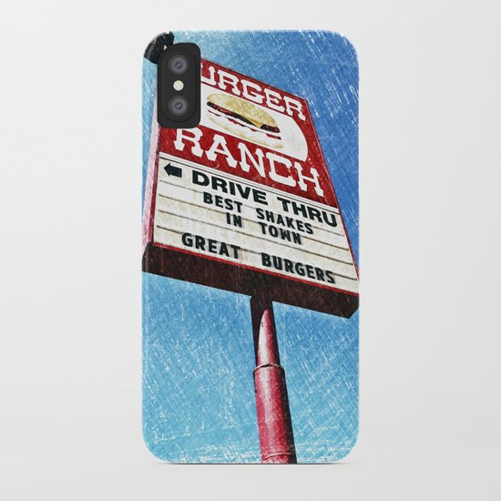 The Burger Ranch iPhone Case