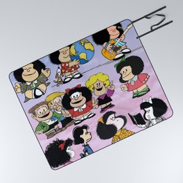Mafalda pattern  Picnic Blanket