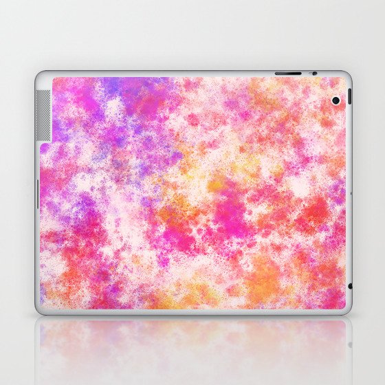 Spring Garden Paint Splatter Laptop & iPad Skin