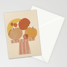 Fruits on the plate Stationery Cards