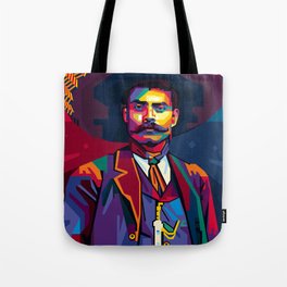 Emiliano ZAPATA - Viva Zapata! - Revolution - Zapatista - El Mexican - digital art Tote Bag