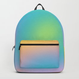 Pastel Rainbow Ombre Blur Design Backpack