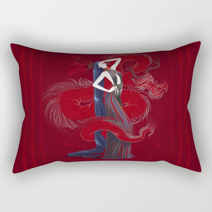 Dreaming Dragons Rectangular Pillow