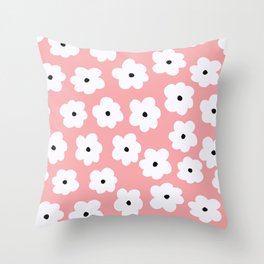 Super Simple Flowers Throw Pillow