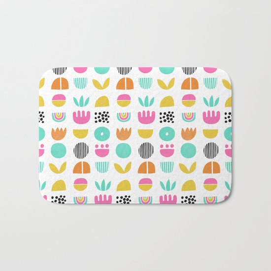 SIMPLE GEOMETRIC 001 Bath Mat