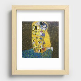 Goats Kiss Recessed Framed Print