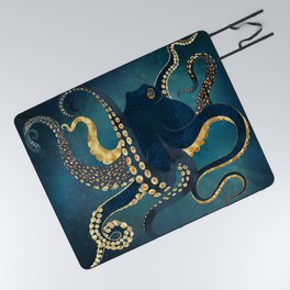 Metallic Octopus IV Picnic Blanket