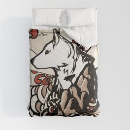 Wolf Ukiyo-e Comforter