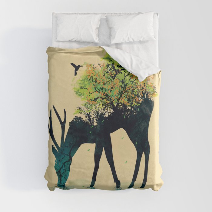 Watering (A Life Into Itself) Duvet Cover