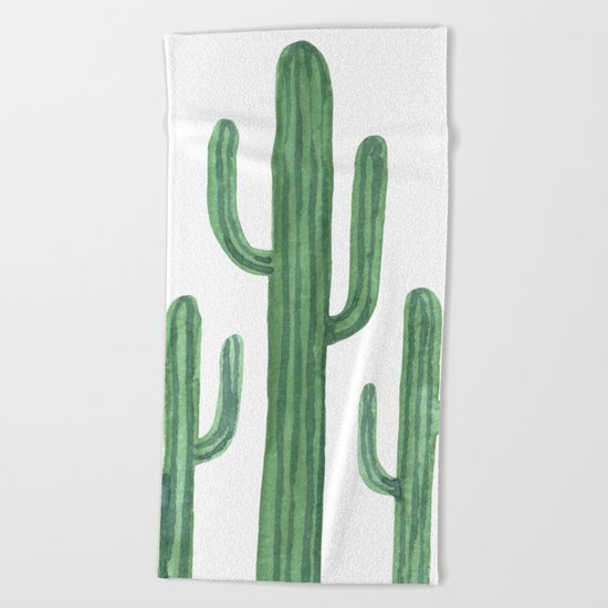 Desert Cacti 3 Beach Towel