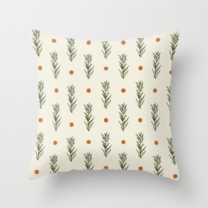 Woodland Pine Throw Pillow