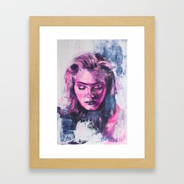 Ella - Acrylic Portrait Framed Art Print