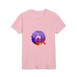 Cat In A Donut Kids T Shirt