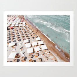 Aerial Ocean Print, Sea Beach Art Print, Coastal Summer Print, Beach Photography, Aerial Beach Print, Art Print Art Print