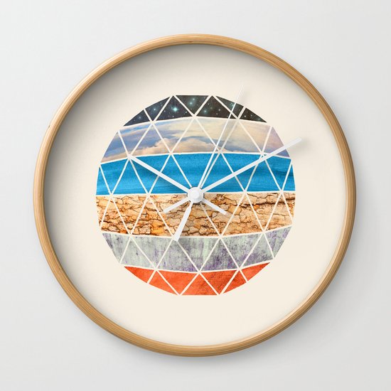 Eco Geodesic Wall Clock