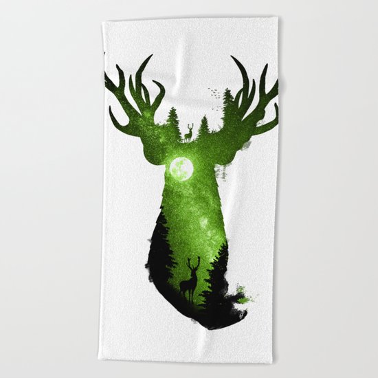 Deep in the Forest Beach Towel
