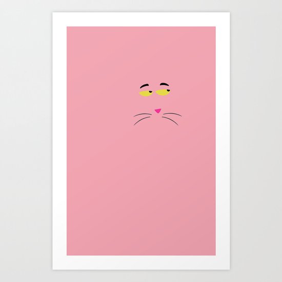 the pink panther Art Print