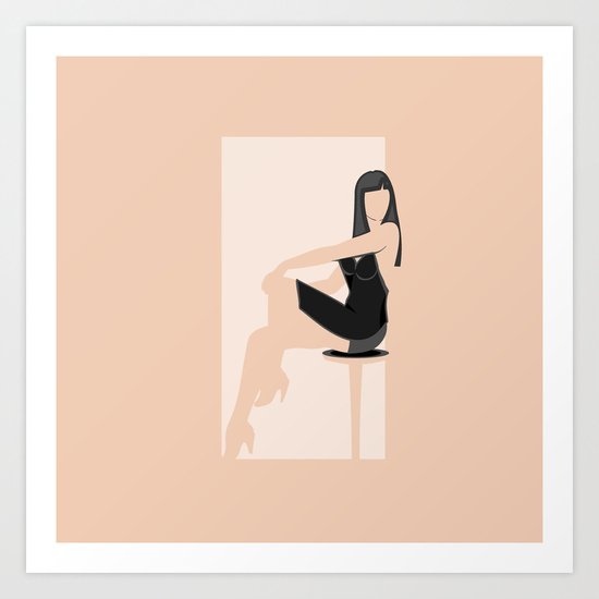 Cool Woman Art Print
