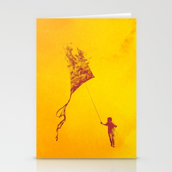 Playing with Fire Stationery Cards