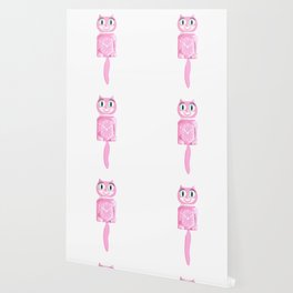 Pink Kit-Cat Clock Wallpaper