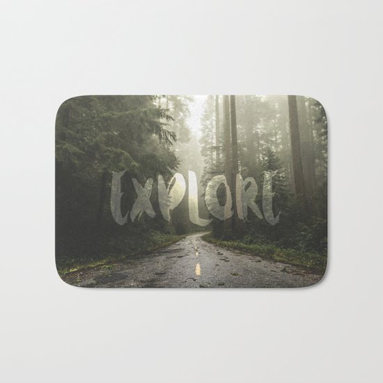 EXPLORE Wanderlust Road Trip Bath Mat
