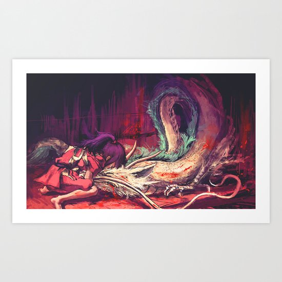 Bleed Art Print