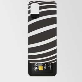 OP ART SWEEP in Black and white. Android Card Case
