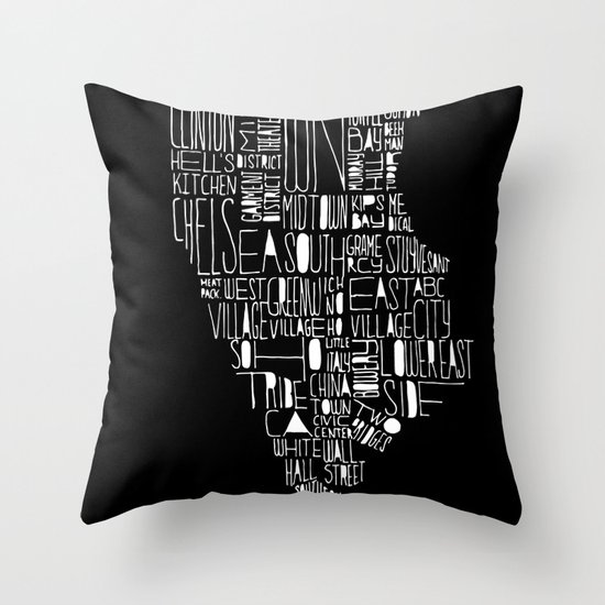 Manhattan Throw Pillow