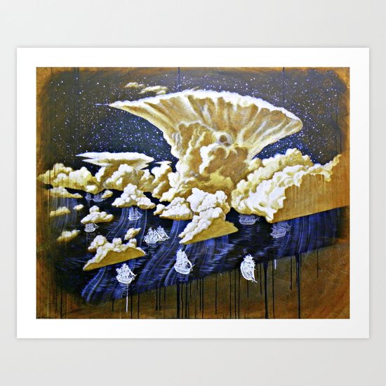 "Cold Front" Art Print