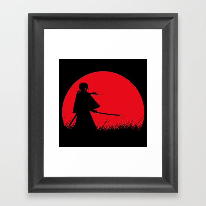 Samurai X Framed Art Print