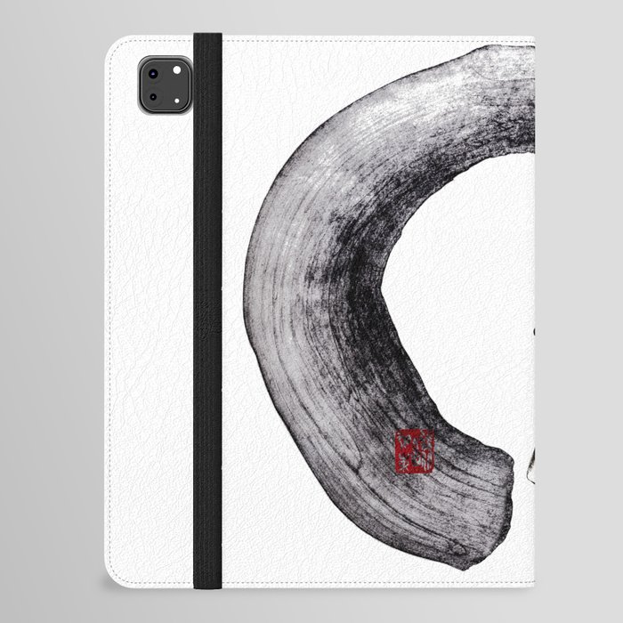 Zen Enso 5 Confucian Virtues Brush-Calligraphy iPad Folio Case