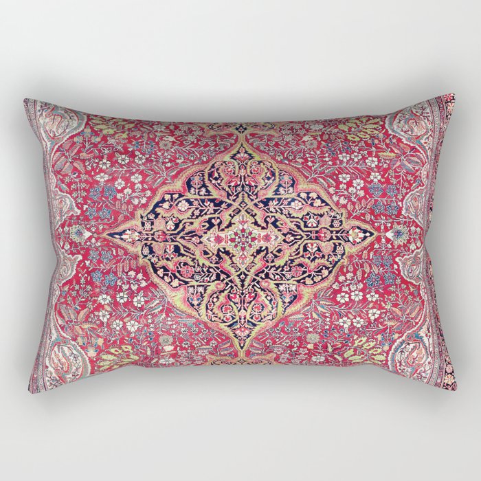 Farahan Arak West Persian Rug Rectangular Pillow